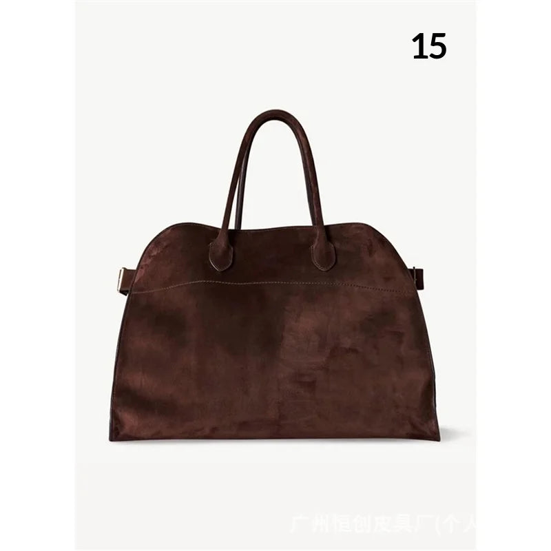 Handbag Tote Tote Commuter Leather Large Capacity Computer Bag White Soft Breathable Handbags Traveling 15 4