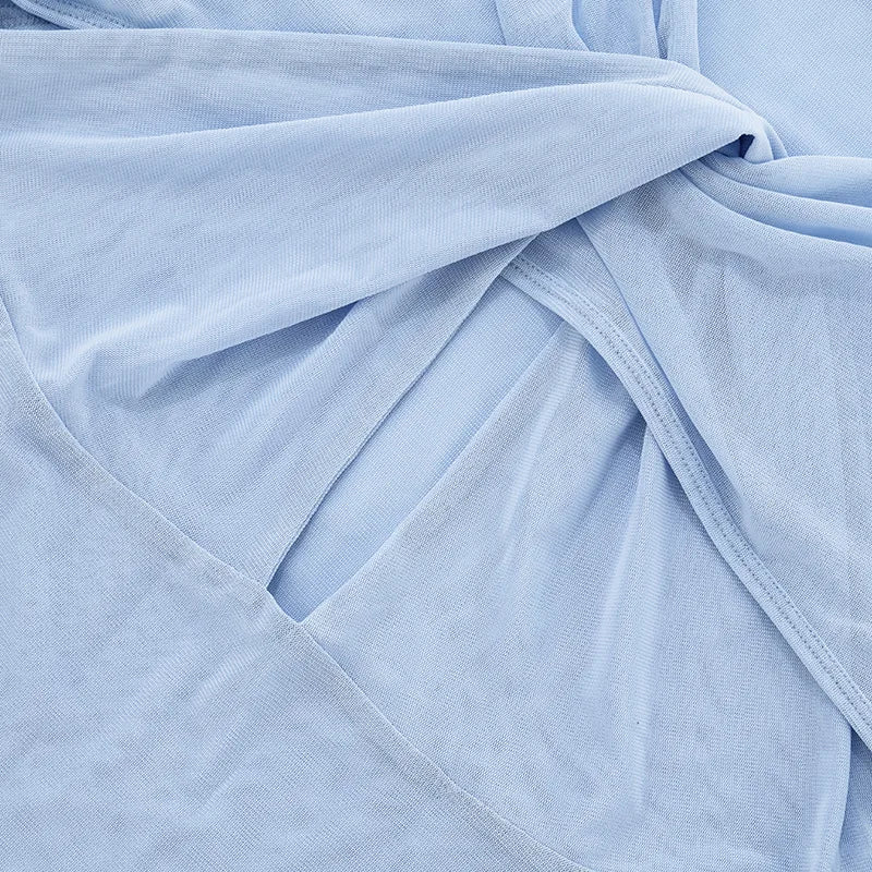 2025 Autumn Furry Patchwork Dress Women See Through Full Sleeve Sexy Hollow Cross Elegant Luxury Banquet Birthday Party Clubwear Badiee Stylez