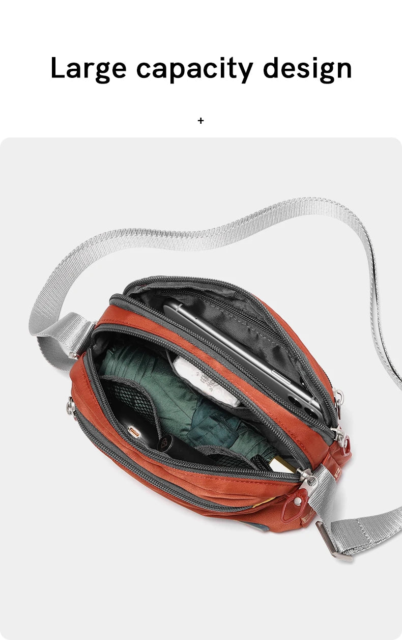 Fouvor Women Shoulder Bag Trend 2025 Nylon Small Crossbody Bag Fashion Sports Waterproof High End Messenger Bags Ladies 2587-19