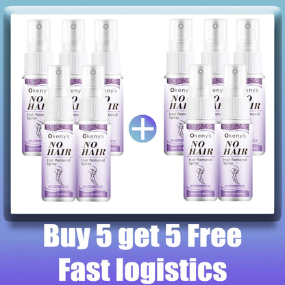 Permanent, painless hair removal spray, axila, legs, arms, hair remover, hair growth inhibitor, nutritious repair, body care Buy 5 Get 5 free