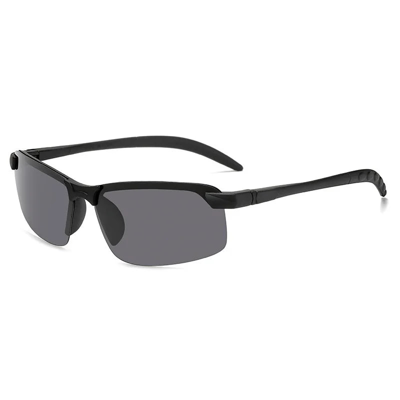 1/2PCS Night Vision Glasses Men Anti-Glare Driving Goggle Half Frame Polarized Sunglasses for Driver UV400 Day and Night Glasses Badiee Stylez