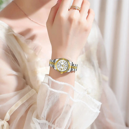 POEDAGAR Original Elegant Women's Watches Waterproof Luminous Date Women Watch Stainless Steel Quartz Fashion Ladies Wristwatch