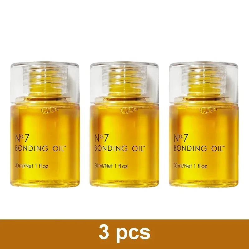 30ml No. 7 Bonding Oil Original Hair Care Repair Damaged Essential Oil Conditioners Increase Shine Softness Color Vibrancy Frizz 3pcs NO7