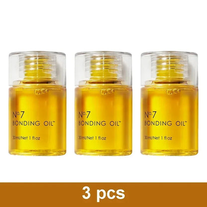 30ml No. 7 Bonding Oil Original Hair Care Repair Damaged Essential Oil Conditioners Increase Shine Softness Color Vibrancy Frizz 3pcs NO7