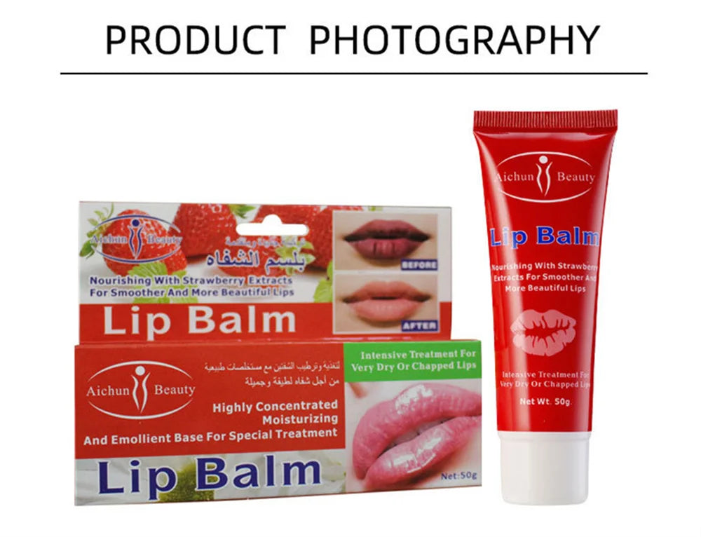 Lip Balm Long-Lasting Moisturizing Nutritious lip Smooth Tender Anti Dry Cracking Repair Lip Fruit essence Lip care Products