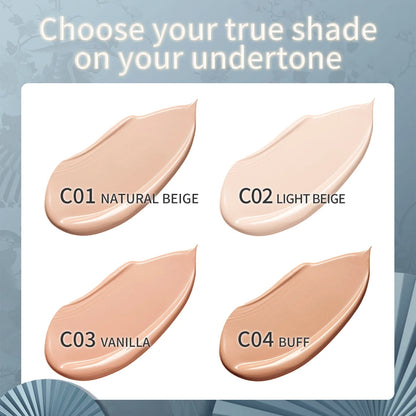 Catkin Phoenix Cushion Foundation Full Coverage, Sheer Satin Finish, Refill Included, Light Beige