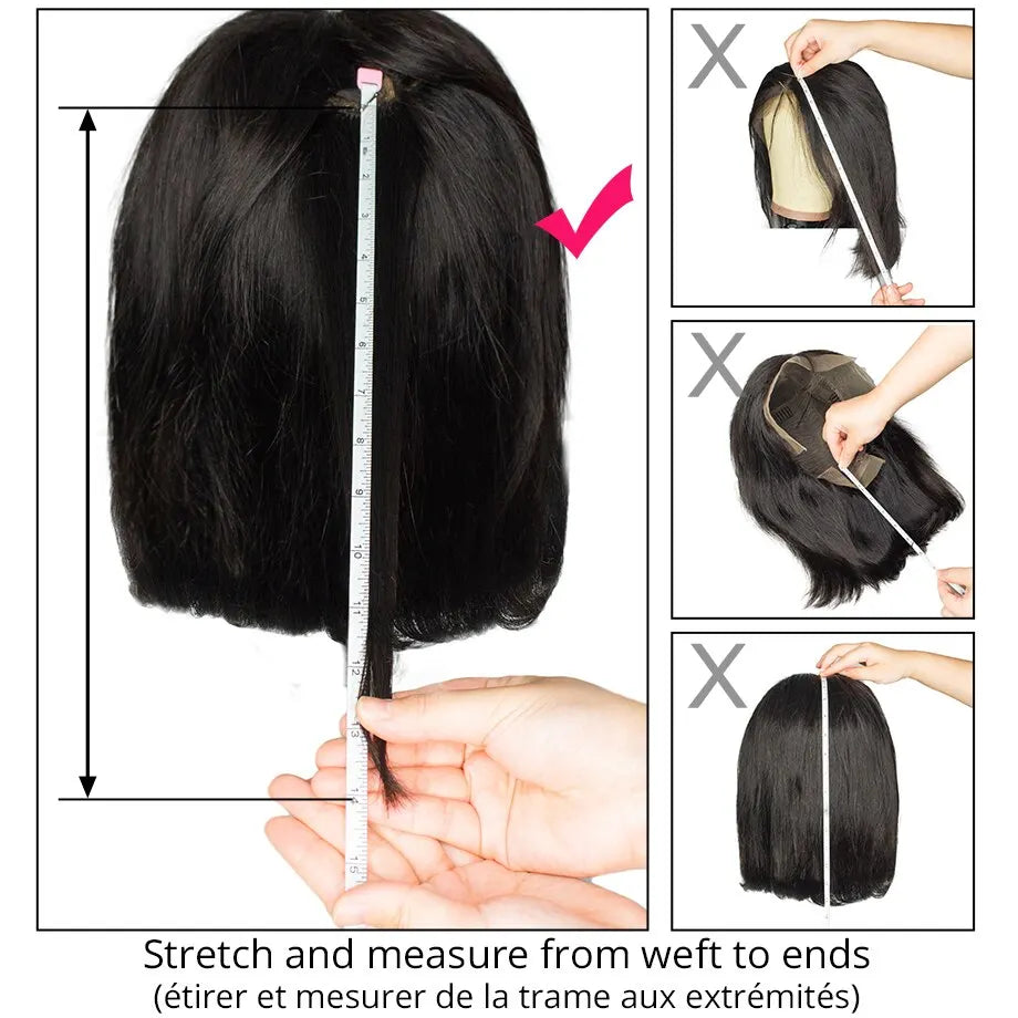 Pixie Curly 100% Human Hair Wig 13x4 Short Bob Wig Pixie Cut #350 Colored 99J  Lace Frontal Human Hair Wigs for Black Women - Badiee Stylez