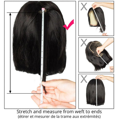 Pixie Curly 100% Human Hair Wig 13x4 Short Bob Wig Pixie Cut #350 Colored 99J  Lace Frontal Human Hair Wigs for Black Women - Badiee Stylez