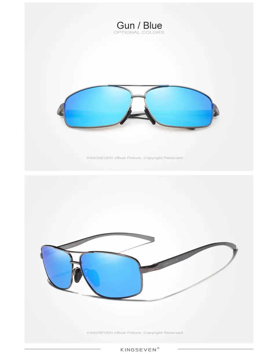 KINGSEVEN Fashion Designer Aluminum Polarized Sunglasses Sun Glasses Vintage UV400 For Men/Women Eye Protection Eyewear