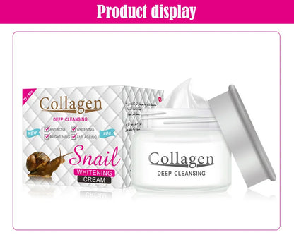 Snail Collagen Face Cream Moisturizing Face skincare Creams Firming Brightening Hydrating Facial Cream Skin Care Products