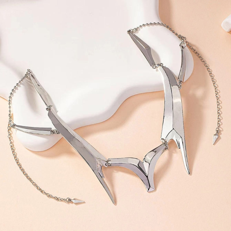 Punk Irregular Mask Gothic Mechanical Alien Fluid Face Accessories Metal Earrings for Women Men Halloween Party Jewelry