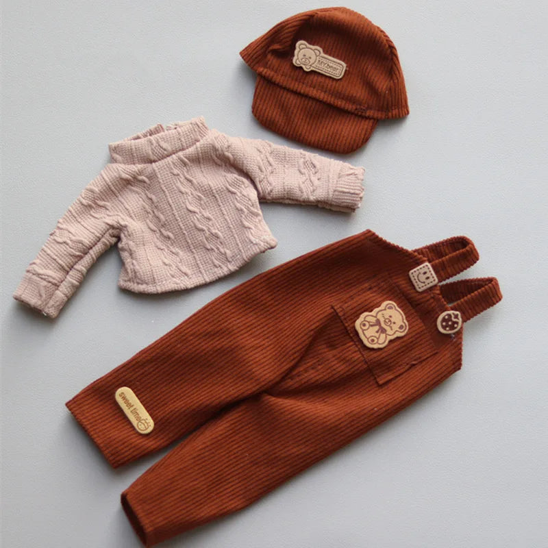 Cartoon Style Clothes Suit for 1/6 Bjd Doll Accesssories for 30cm Baby Doll Dress Up Toys for Children Type 23 Only Clothes