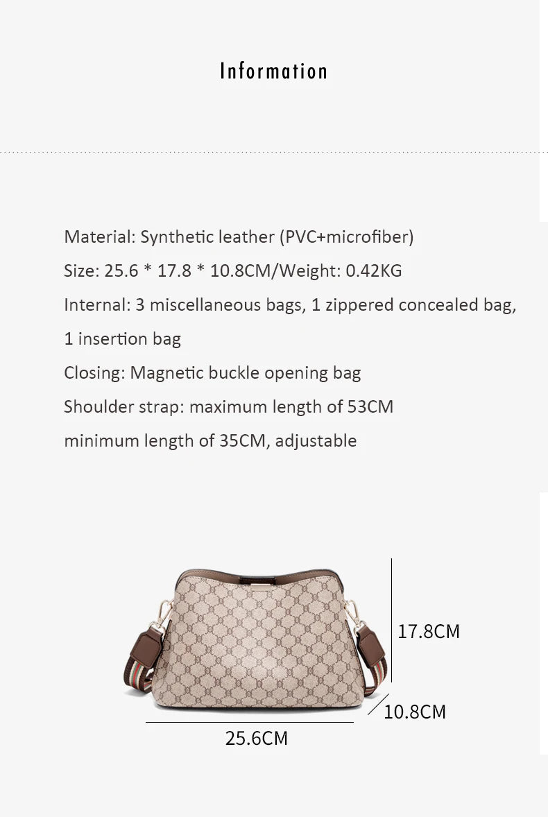 FOXER Monogram Women Shoulder Tote Bag 2025 Fashion Commuter Female Large Crossbody Purse for Mom