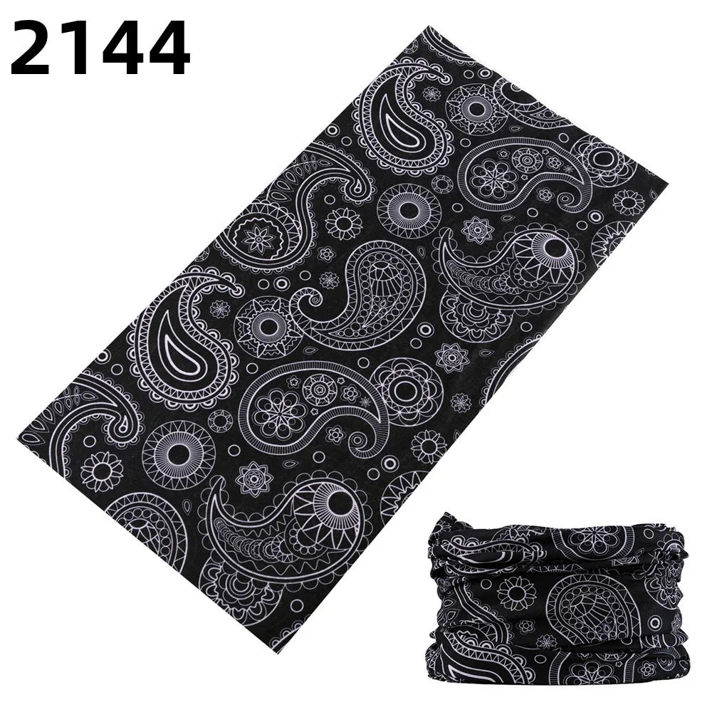 2101Unisex Climbing Hiking Scarf Sport Headwear Bandanas Motorcycle Turban Hand Band Magic Scarves Outdoor Cycling Headband Mask 2144