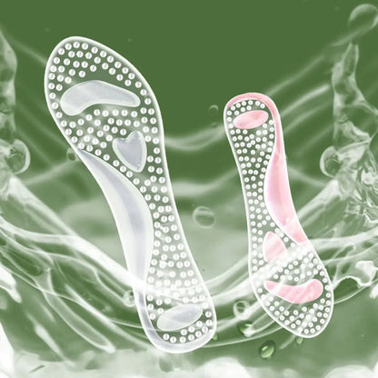 Anti Slip Sole Pads For High-Heels Arch Support Self-adhesive Sandals Insole Summer Comfortable Gel Insoles Silicone Cushion