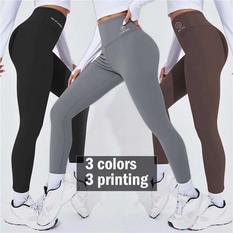 High Waist Yoga Warm Leggins Sports Tights Thermal Woman Running Pants Sexy Butt Lifting Leggings Push Up Panties Gym Fitness Badiee Stylez