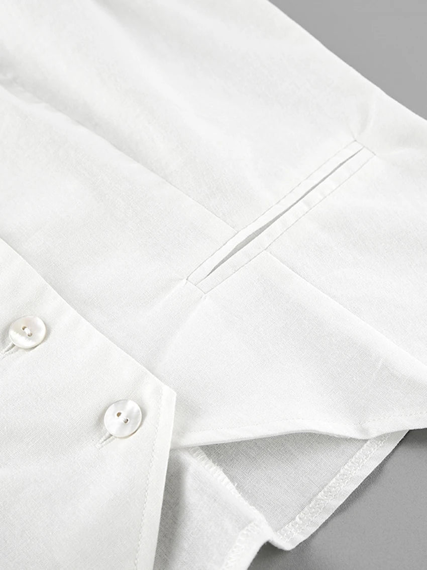 Marthaqiqi Loose Cotton Women'S Pajamas Sets Sexy V-Neck Sleepwear Tank Tops Nightwear Casual Shorts Femme Summer Pyjamas Suits