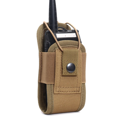 1pc Tactical Radio Walkie Talkie Pouch Magazine Waist Bag Holder Pack Airsoft Hunting Camping Interphone Holster Bag