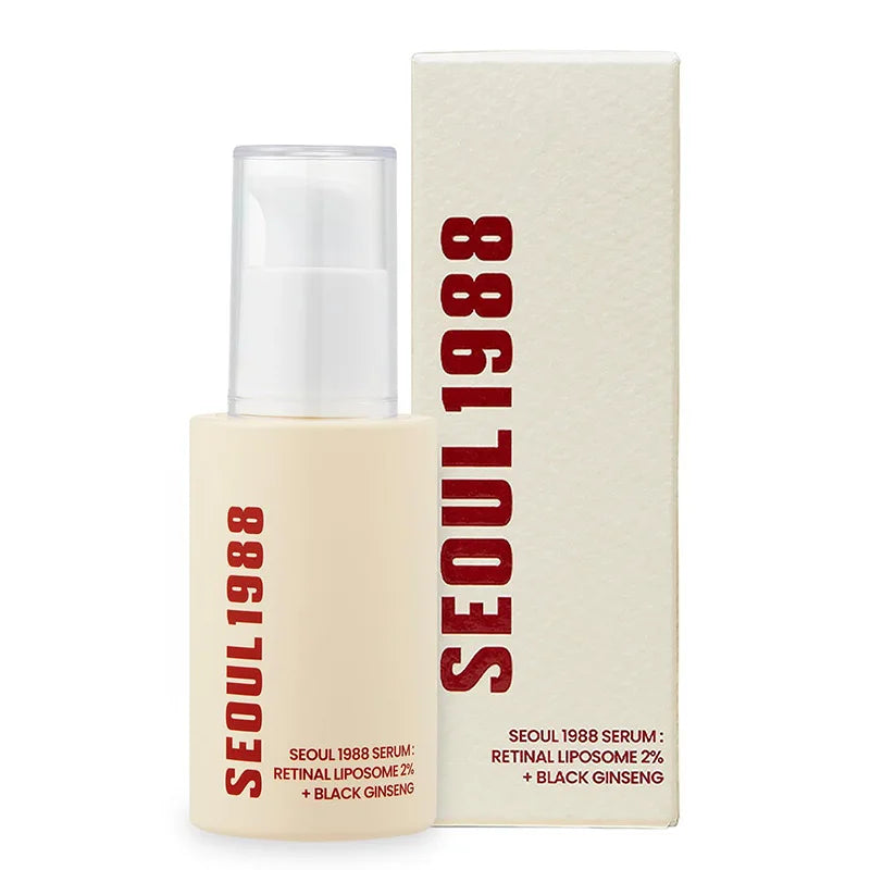 Seoul 1988 100ml Retinal Serum Brand Ginseng Eye Cream Closed Comedones Brighten Face Sunscreen Moisturize Korean Care Essence 30ml Retinol essence