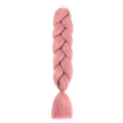 YUNLU 24Inch Synthetic Crochet Hair Extensions for White Women Box Twist 165g Jumbo Braiding Hair Pre Stretched Wholesale A17 24inches