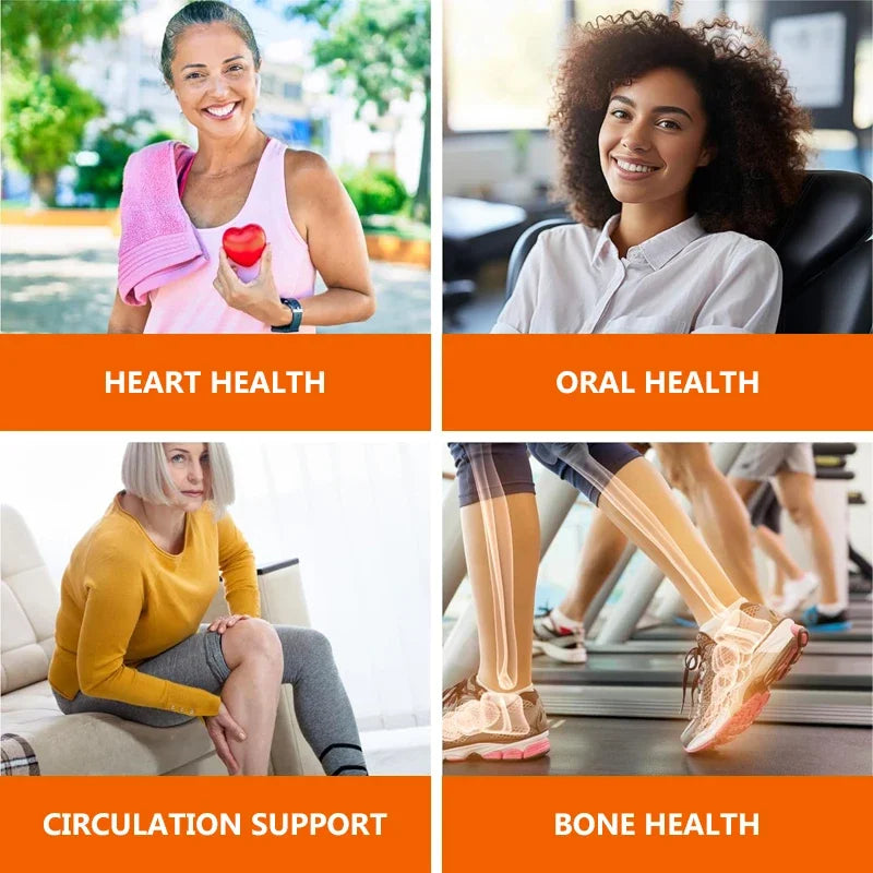 Vitamin K2, D3 Supplement To Help Support The Immune System and Improve The Body's Absorption of Calcium 120 Capsules