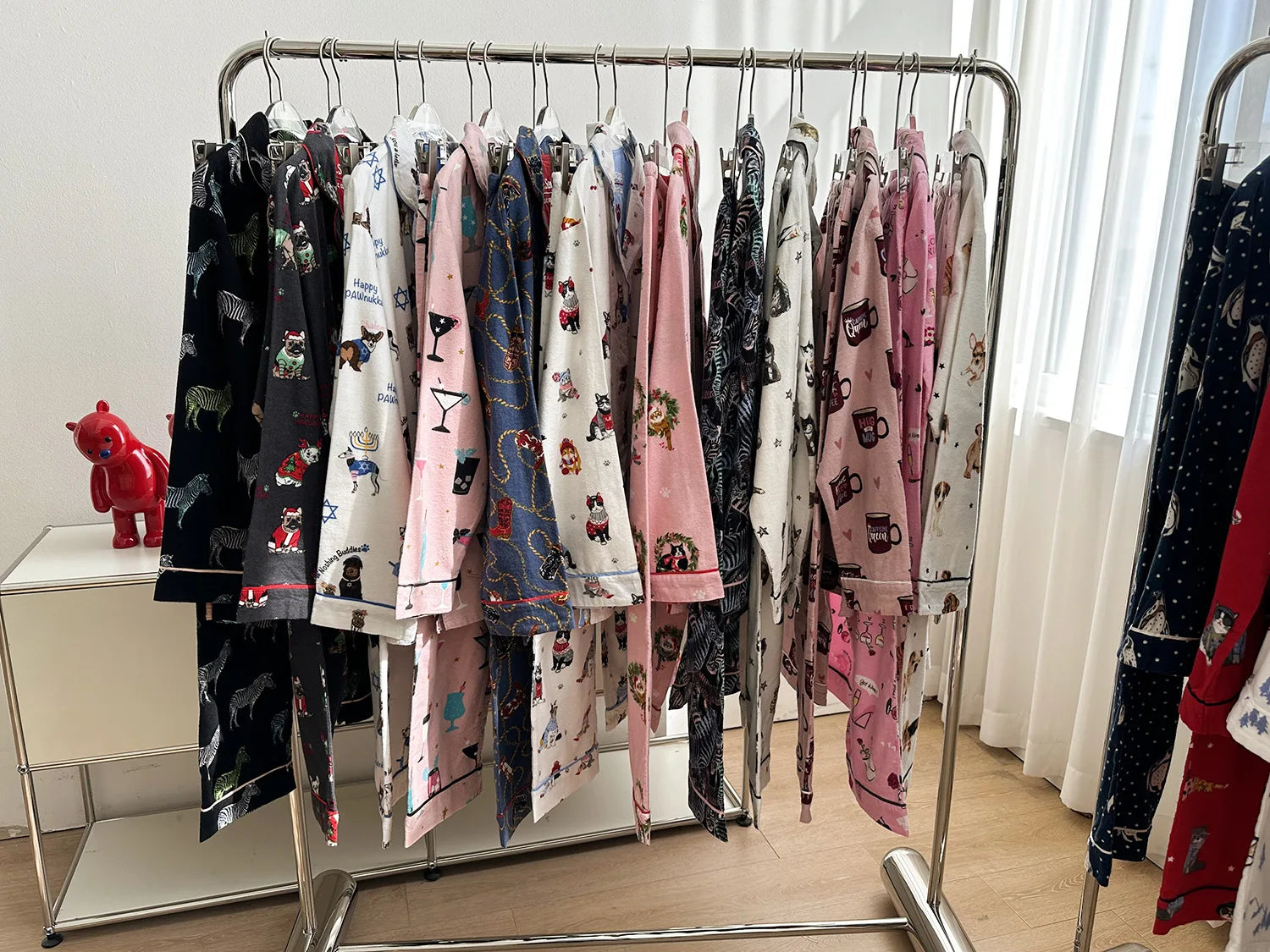 Women's Winter Pyjama Suit Print Long Sleeve Turn Down Collar Female Clothes 100% Cotton Single Breasted Sleepwear for Female