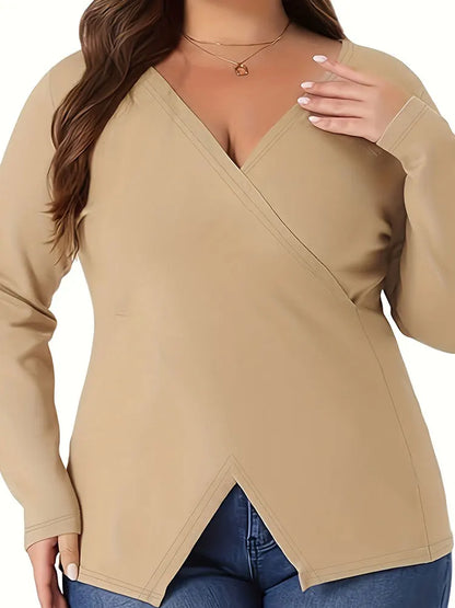 Women's Large Knitted Casual Sweater Comfortable Oversized Knitwear for Ladies Fashionable Loose Fit Sweater