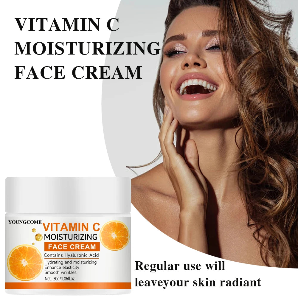 Vitamin C Moisturising Cream Repair Anti-aging Essence Facial Skin Care Contains Deep Hydration Moisturizer for Youthful Glow