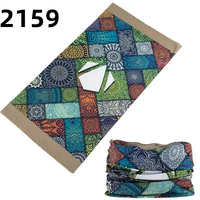 2101Unisex Climbing Hiking Scarf Sport Headwear Bandanas Motorcycle Turban Hand Band Magic Scarves Outdoor Cycling Headband Mask 2159