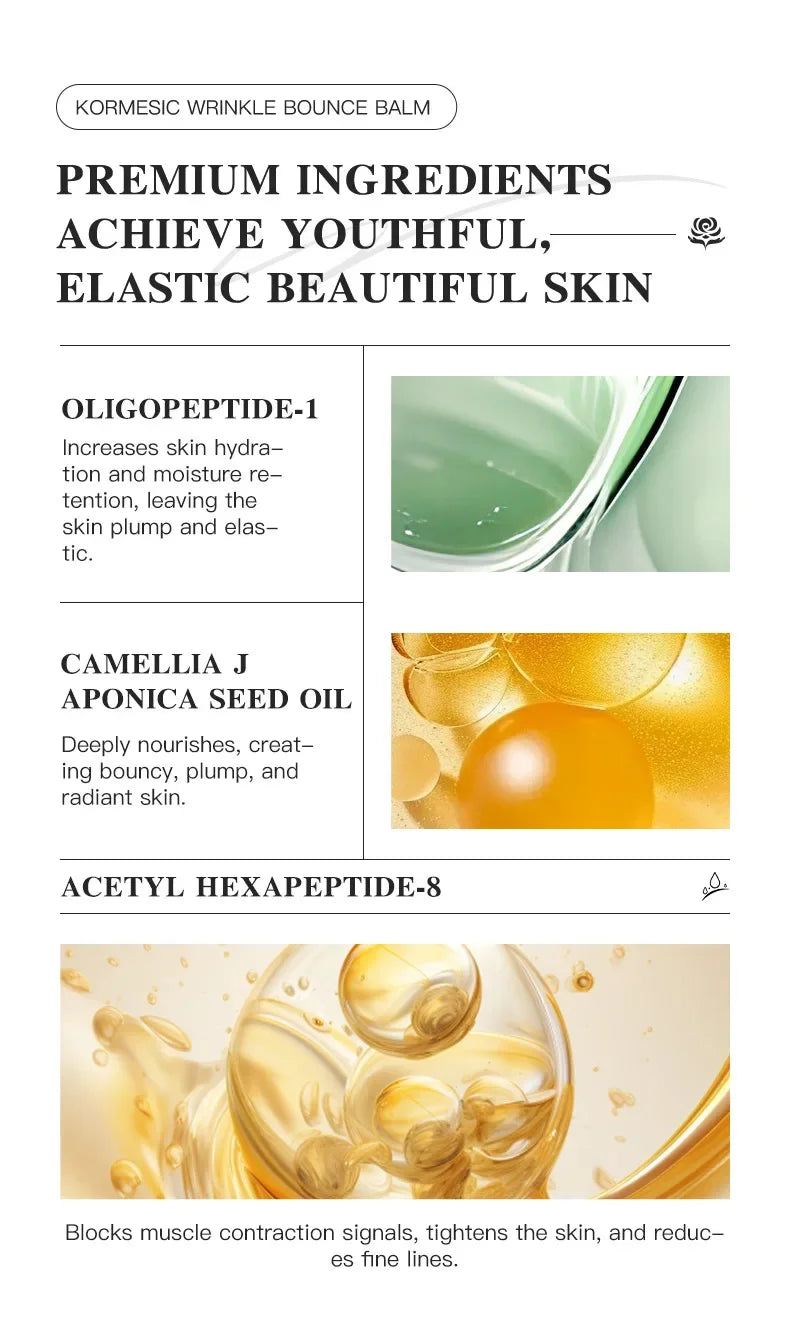 Instant Wrinkle Removal Multi Bounce Balm Facial Tightening Moisturizing Korean Anti-Wrinkle Balm Stick Cream Skin Care Products