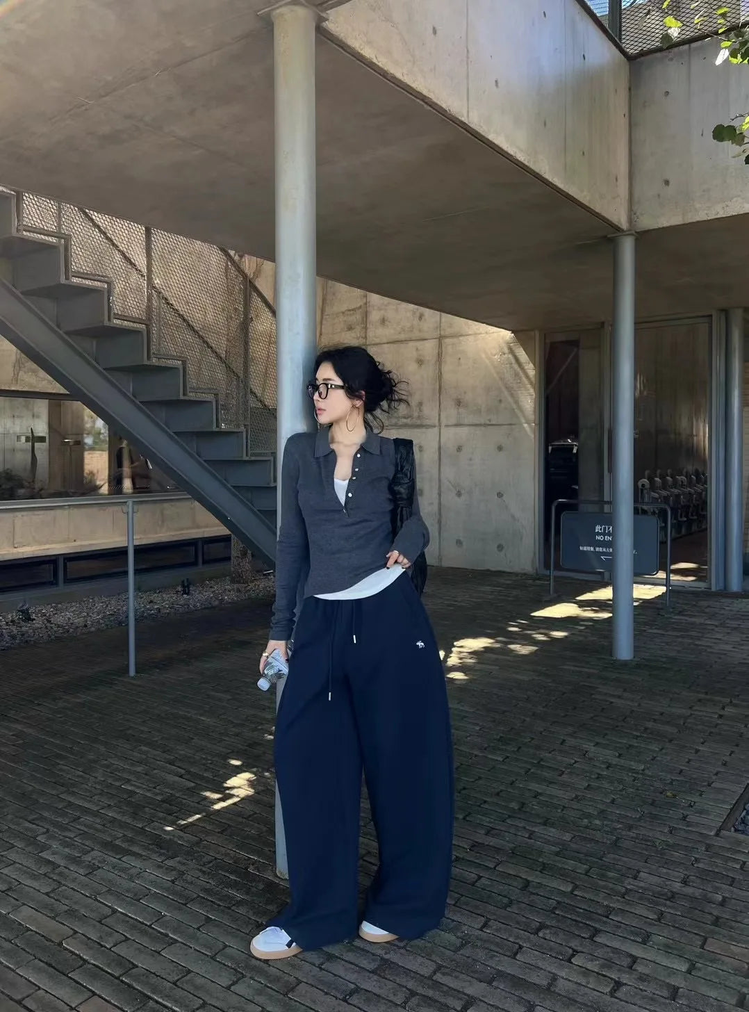 Tonngirls Korean Style Knit T Shirt Women Long Sleeve Skinny Streetwear Pullovers Fake Two Pieces Tops Fashion Autumn Winter Top