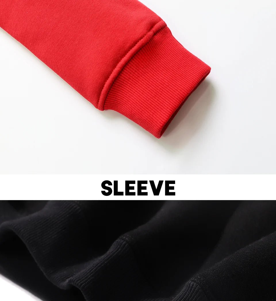 Color Collision Hoodie Men Women Autumn Winter Loose Oversized Clothing Warm Fleece Raglan Splicing Hooded Couple Sweatshirts Badiee Stylez