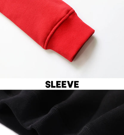 Color Collision Hoodie Men Women Autumn Winter Loose Oversized Clothing Warm Fleece Raglan Splicing Hooded Couple Sweatshirts Badiee Stylez