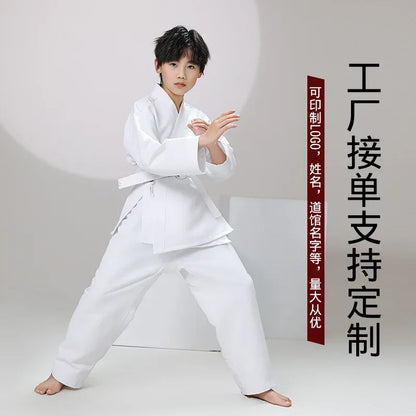 New Breathable karate uniform for kids and adults lightweight pants and jackets martial arts uniform with free belt for students Badiee Stylez
