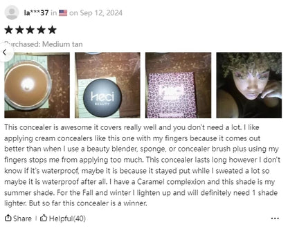 Waterproof Foundation Full Coverage, Oil-control Matte Velvet Nourishing Flawless Cream Foundation, 0.7oz Cream Bronzer Makeup