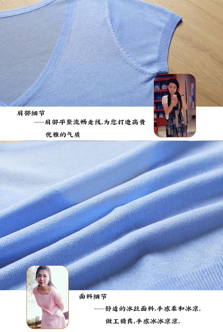 Outerwear Jerseys Summer Cardigan Women Cropped Blouses Korean Fashion Style Cute V-neck Women's Coat Black Bolero Woman Basic