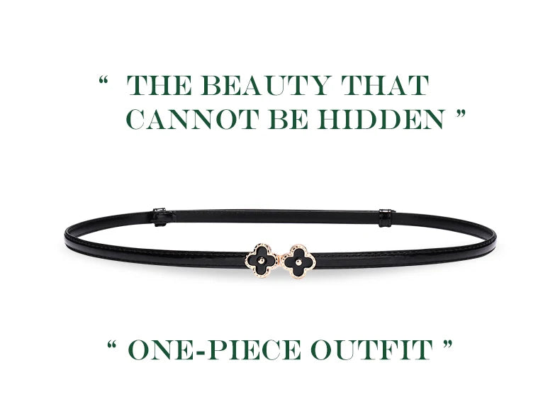 Belt female models super leather hundred with 2023 new belt ladies pin buckle fashion decoration jeans belt cowhide simple Badiee Stylez