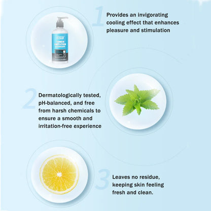 120ml/300ml Cooling Water-Based Lubricant for sex – Long-Lasting, Skin-Friendly, Non-Sticky,Toy-Safe,Easy Clean Lube for Couples