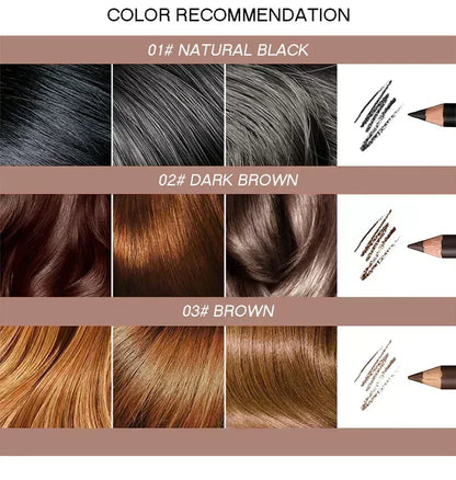 6/12Pcs Eye Brow Pencil Waterproof Professional Women Eye Makeup Pen Easy Color Natural Black Brown Cosmetic Beauty Eyebrow Tool