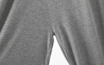 Spring Summer Modal Wide leg pants calf length Loose Casual yoga pant Plus size High Waist three quarter Trousers All match