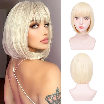 Light golden synthetic wig with big waves for Halloween party, cosplay wig, everyday wig, high-temperature hair silk wig set Badiee Stylez