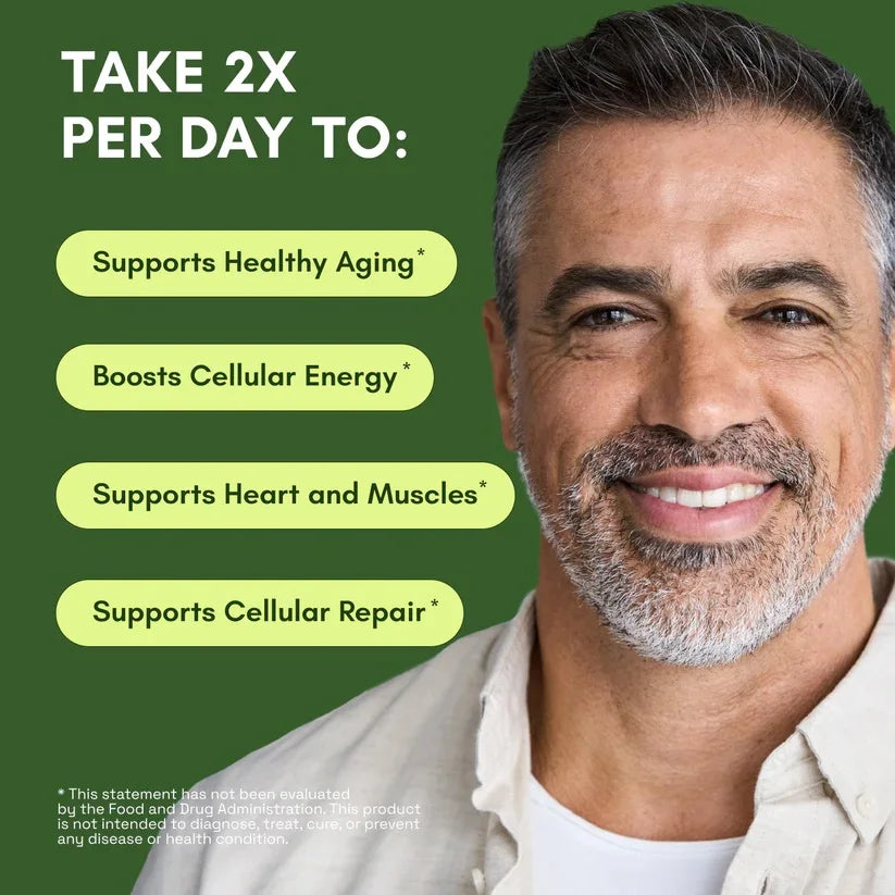 NAD+ ADVANCED 500mg - Food Supplement - NAD Supplement with Resveratrol Support Skin Health and Overall Energy - 60 Capsules