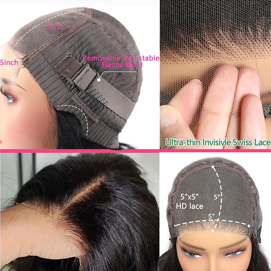 12A Double Drawn Spring Egg Curly Virgin Human Hair Wigs 5x5 HD Lace Glueless Wear And Go Bouncy Funmi Curly Lace Frontal Wigs