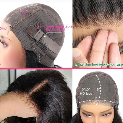 12A Double Drawn Spring Egg Curly Virgin Human Hair Wigs 5x5 HD Lace Glueless Wear And Go Bouncy Funmi Curly Lace Frontal Wigs