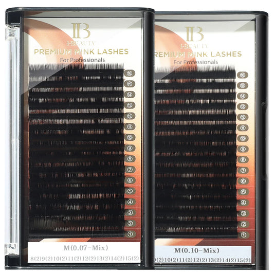 I Beauty Special M Curl Eyelash Extension Mix Size 8-15 mm Mink Eyelashes Curl L N M Soft Original IB Korea Lash M
