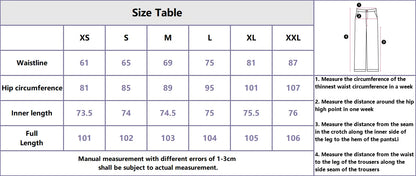 Women's simple Denim flared pants European and American style casual jeans suitable for daily travel - Badiee Stylez