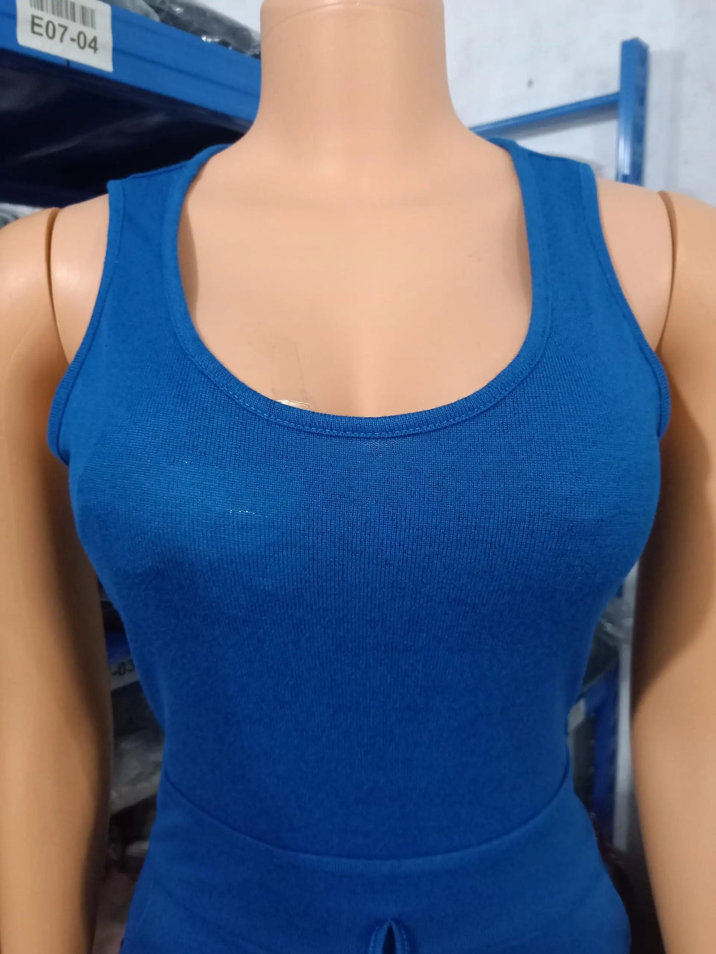 Two Piece Set Women Outfit 2023 Spring Fashion Drawstring Pocket Design U-Neck Sleeveless Skinny Jumpsuit & Long Sleeve Coat Set