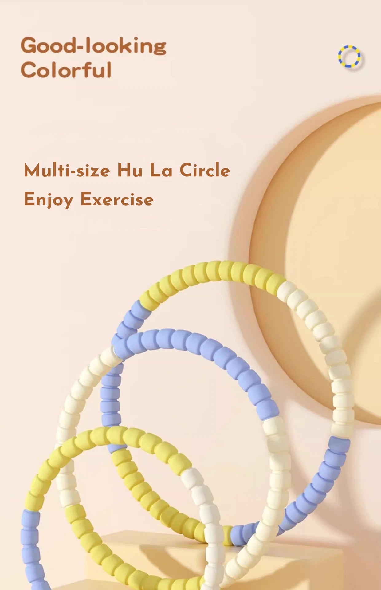 3/4/5/6 Tubes Portable Hula Circle Detachable Exercise Hoops for Children Body Building Sports Hoop Adult Waist Loss Weight Hoop