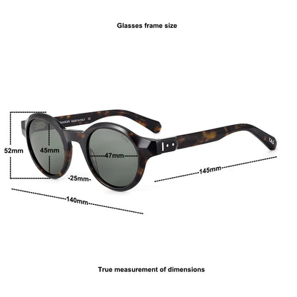 TAG Hezekiah luxury Brand vintage Polarized Sunglasses Men Women Retro round Driving Sun glasses Fashion UV400 acetate Sunglass