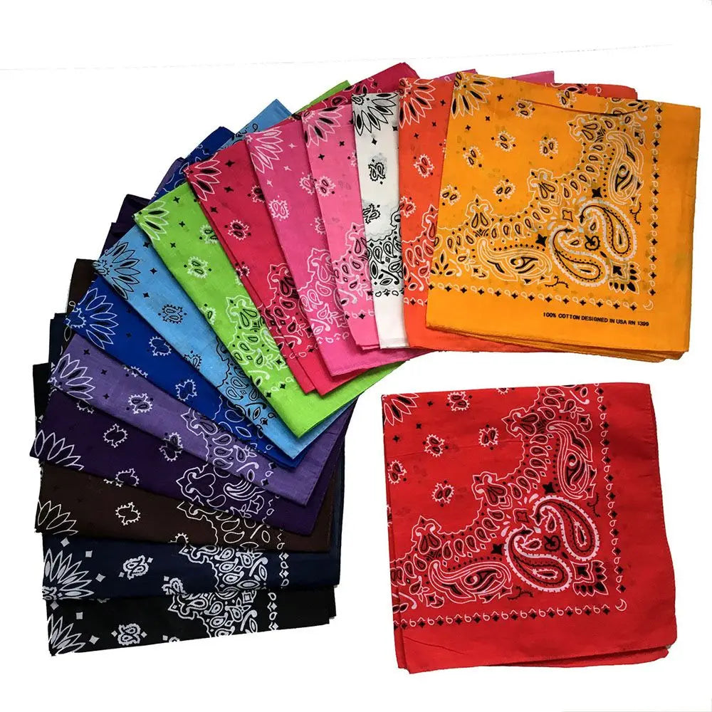 Styilsh Cycling Hair Accessories Outdoor Sports Hip Hop Headwear Square Scarf Bandana Headband Sports Headscarf